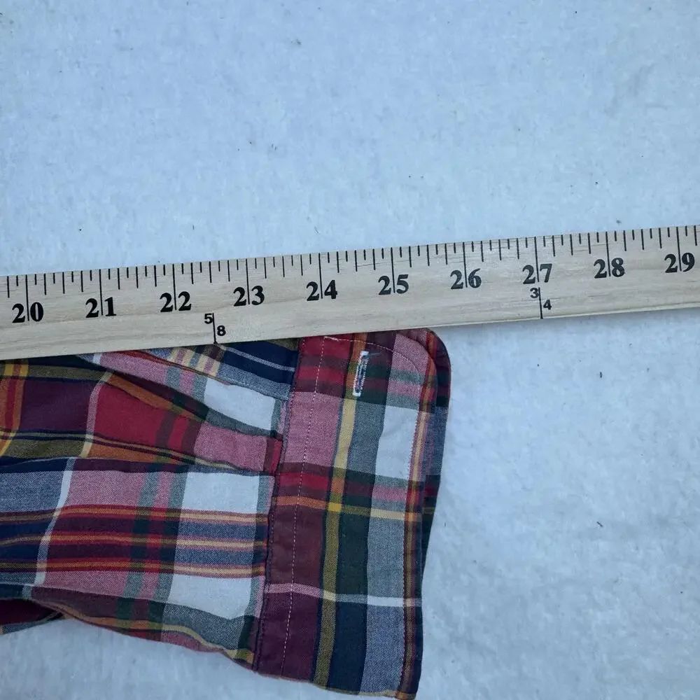 Ralph Lauren Shirt Mens Size L Multicolor Plaid Cotton Long Sleeve Button Down - Picture 9 of 12